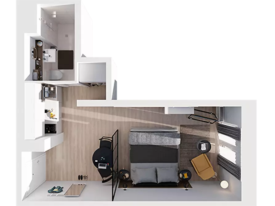 Immagine 3 di Appartamento in affitto  in Sachsenstraße a Hamburg