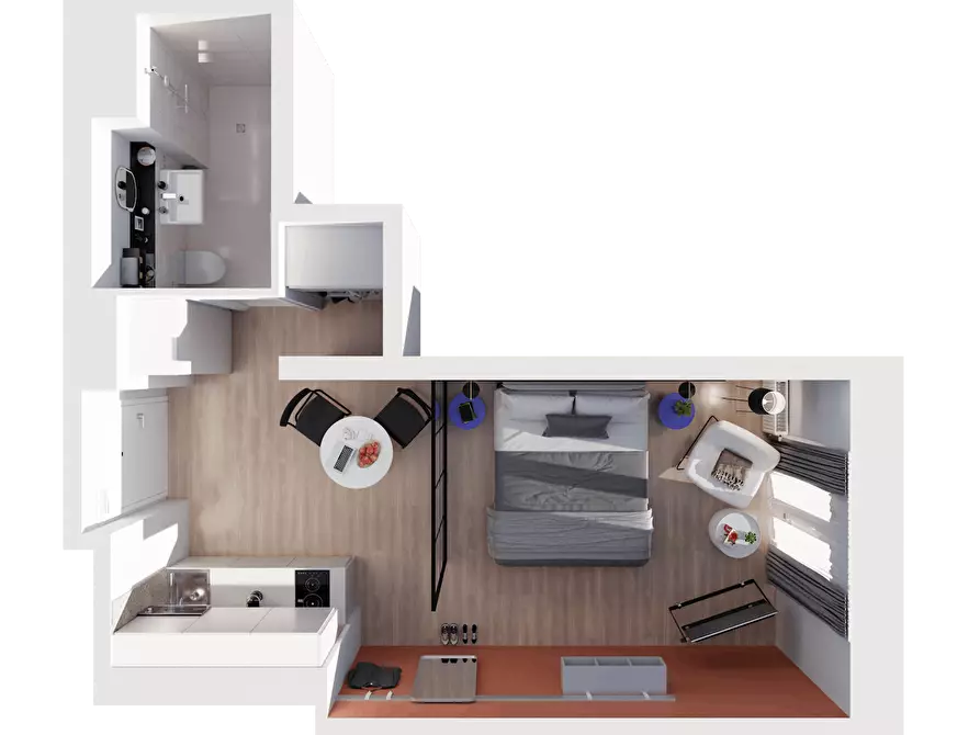 Immagine 2 di Appartamento in affitto  in Sachsenstraße a Hamburg