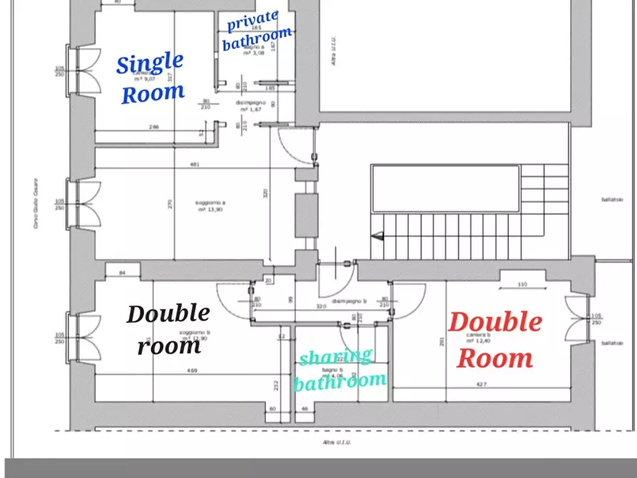 Immagine 8 di Camera condivisa in affitto  in Corso Giulio Cesare a Torino