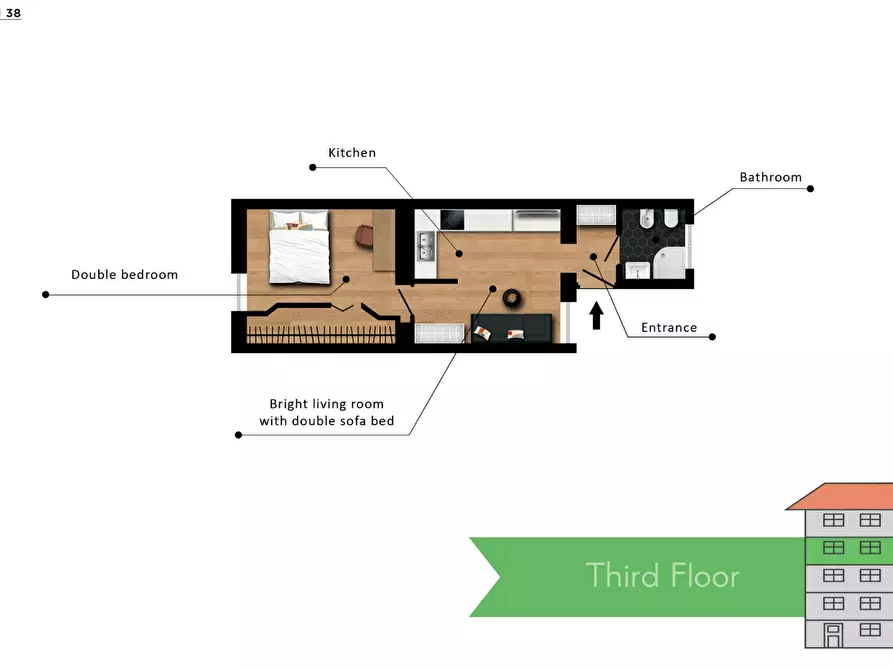 Immagine 2 di Appartamento in affitto  in Via Carlo Farini a Milano