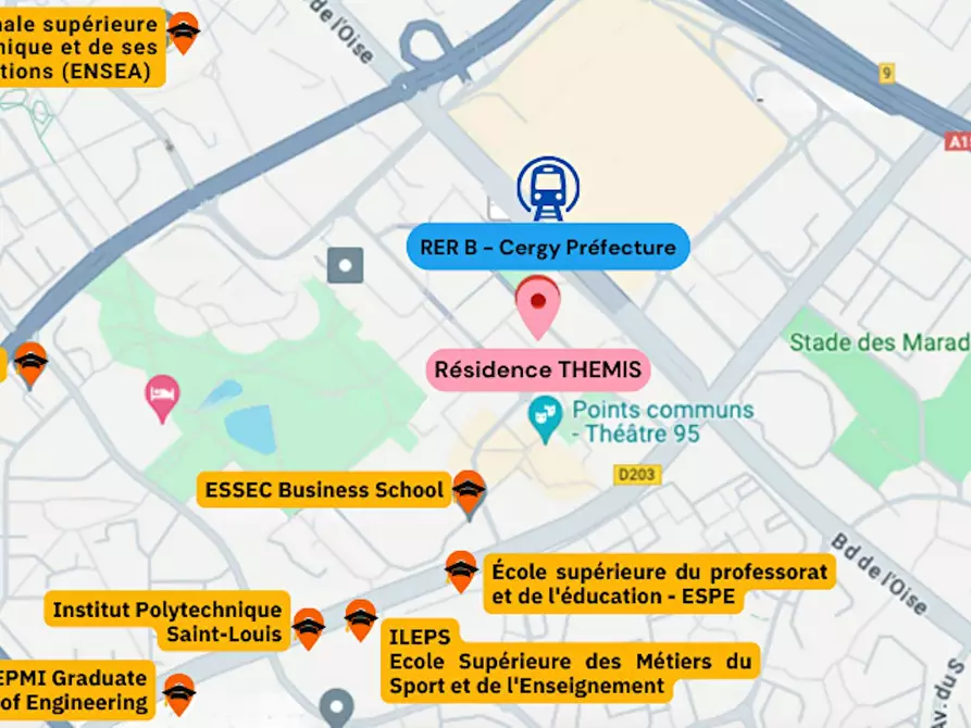 Immagine 9 di Camera in affitto  in Place de la Pergola a Pontoise