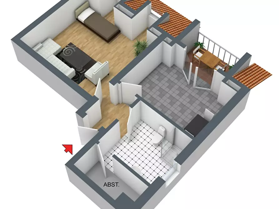 Immagine 8 di Appartamento in affitto  in Planstraße a Eisenach