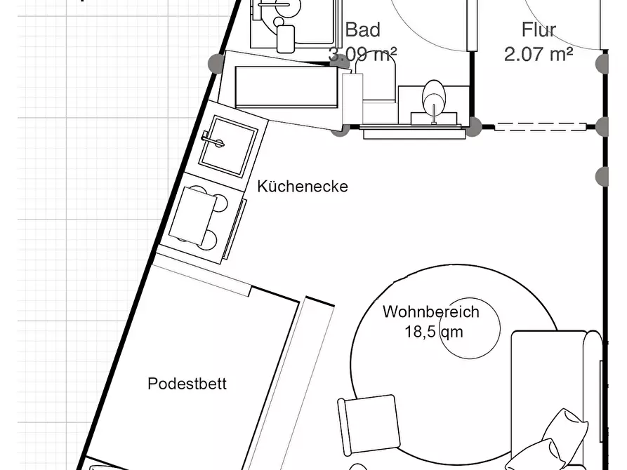 Immagine 3 di Appartamento in affitto  in Stellinger Weg a Hamburg Stellingen