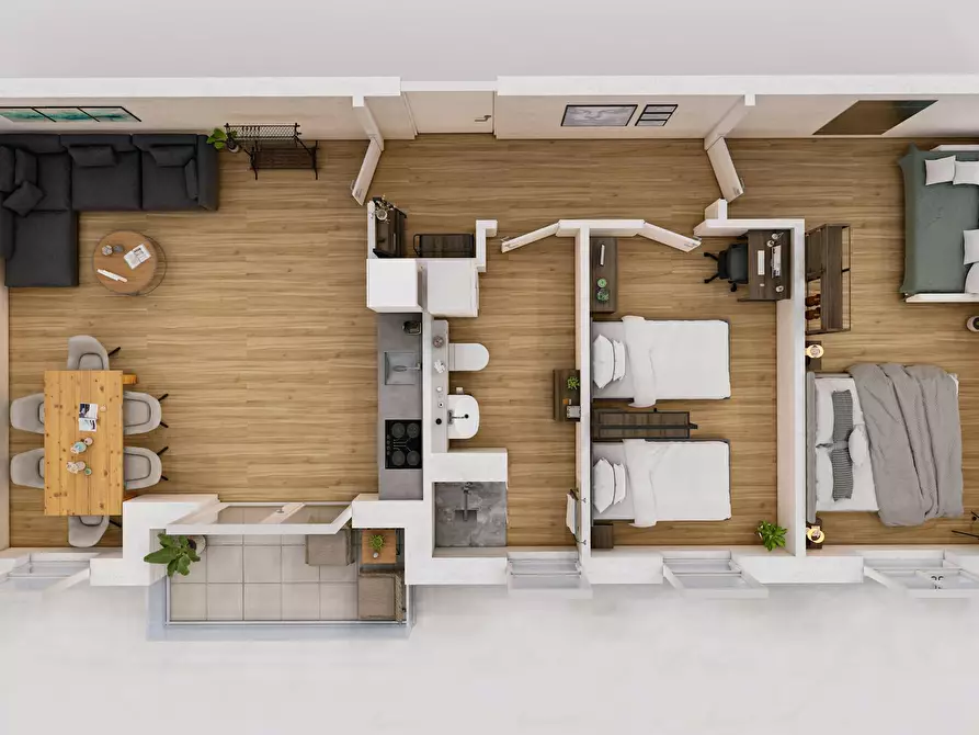 Immagine 3 di Appartamento in affitto  in Eichtalstraße a Braunschweig