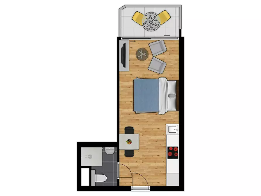 Immagine 1 di Appartamento in affitto  in Zeedijk a Uitkerke