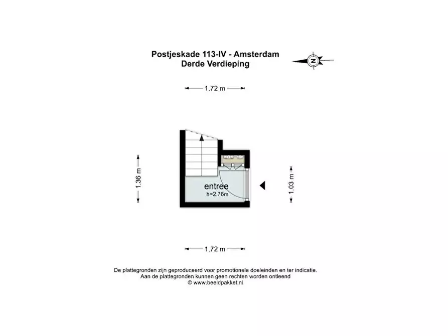 Immagine 2 di Appartamento in affitto  in Postjeskade a Amsterdam