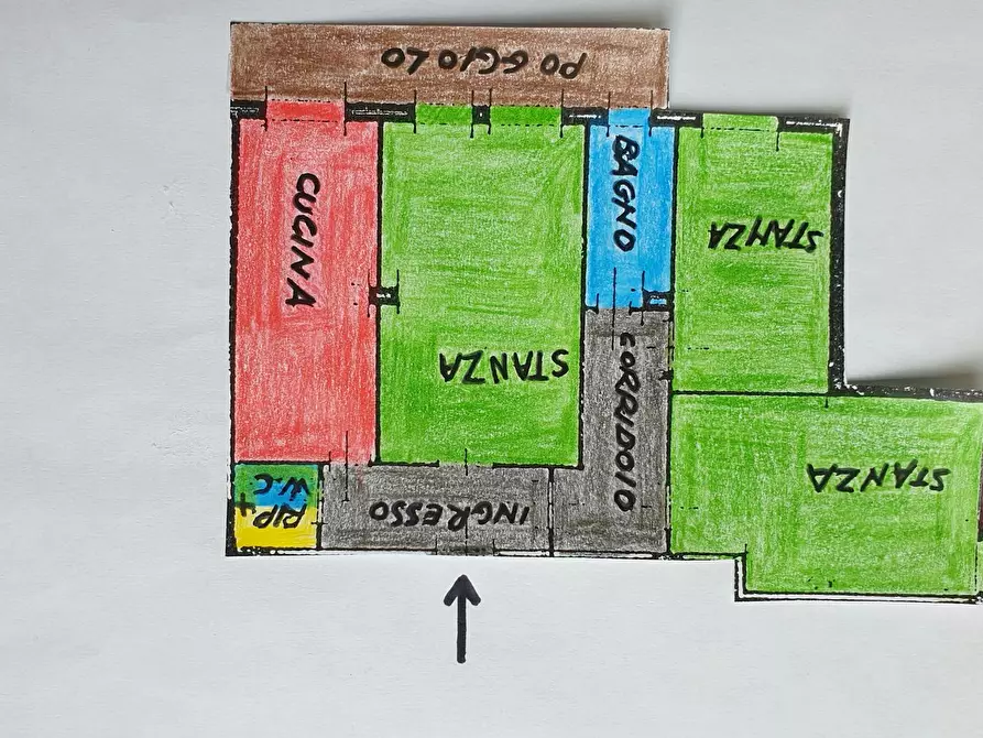 Immagine 2 di Camera in affitto  in Via Gocciadoro a Trento