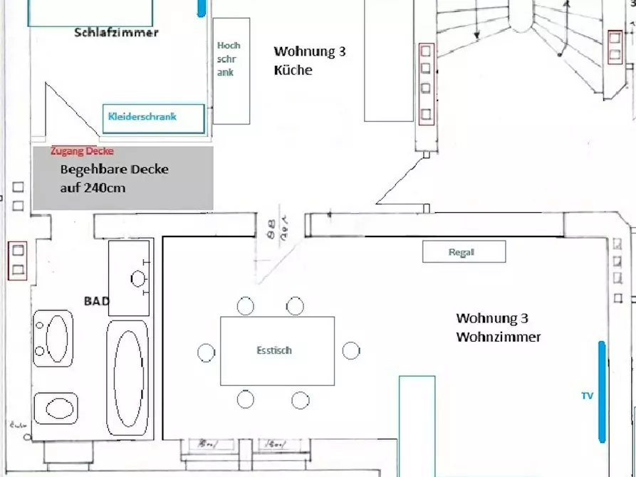 Immagine 2 di Appartamento in affitto  in Emser Straße a Wiesbaden