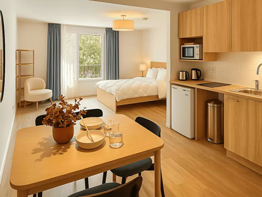 Immagine 1 di Camera in affitto  in Rue Pierre Curie a Asnières-sur-Seine