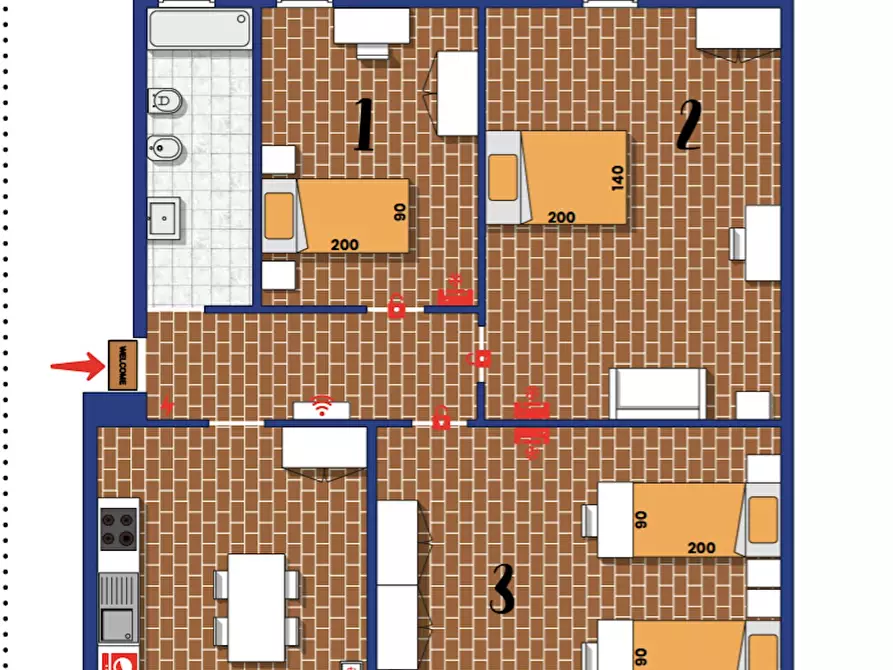 Immagine 9 di Camera condivisa in affitto  in Viale Bligny a Milano