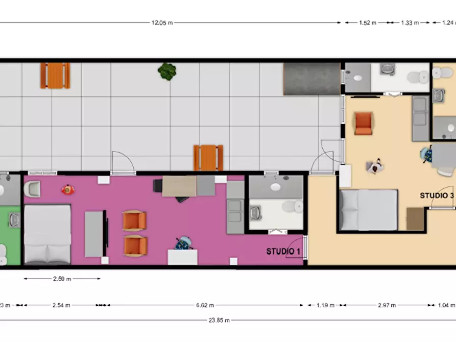 Immagine 2 di Camera in affitto  in Carrer d' Antonio Ponz a Valencia