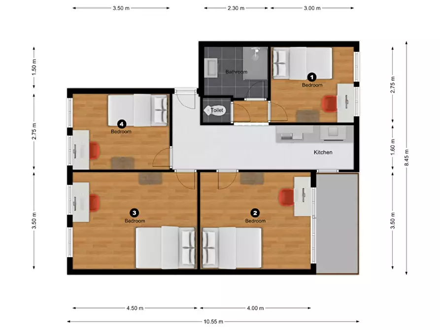 Immagine 7 di Camera in affitto  in Van der Lelijstraat a Delft