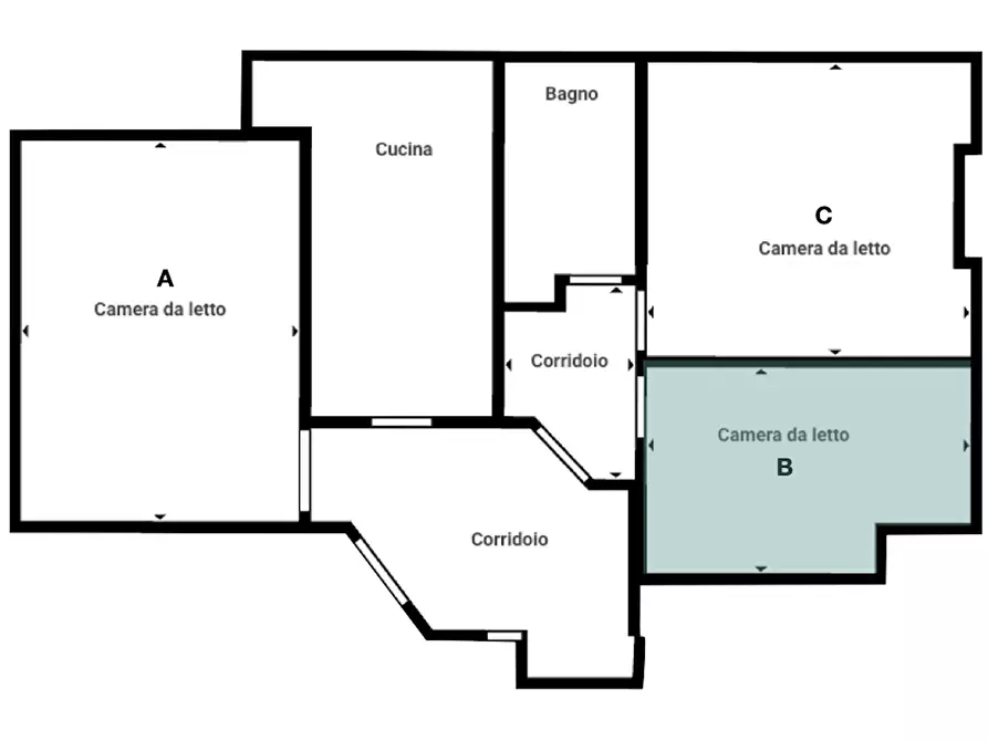 Immagine 6 di Camera in affitto  in Via Pataro Buzzaccarini a Padova