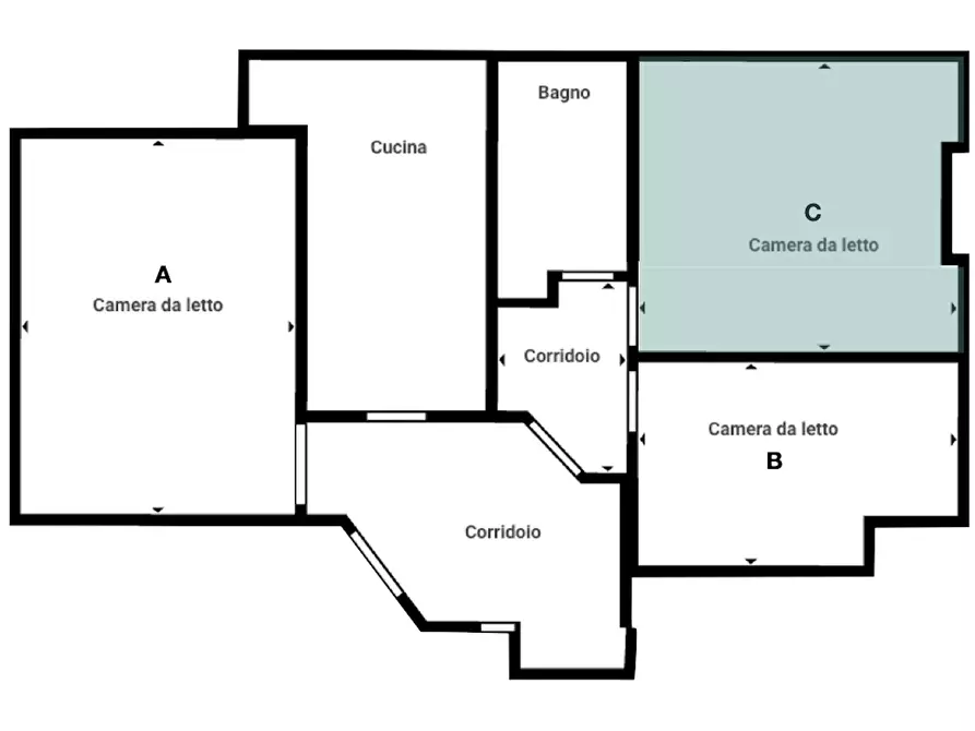 Immagine 8 di Camera in affitto  in Via Pataro Buzzaccarini a Padova