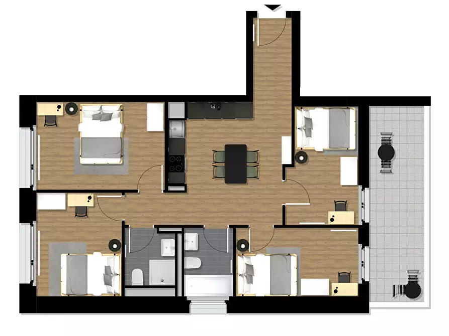 Immagine 5 di Camera in affitto  in Gref-Völsing-Straße a Frankfurt am Main