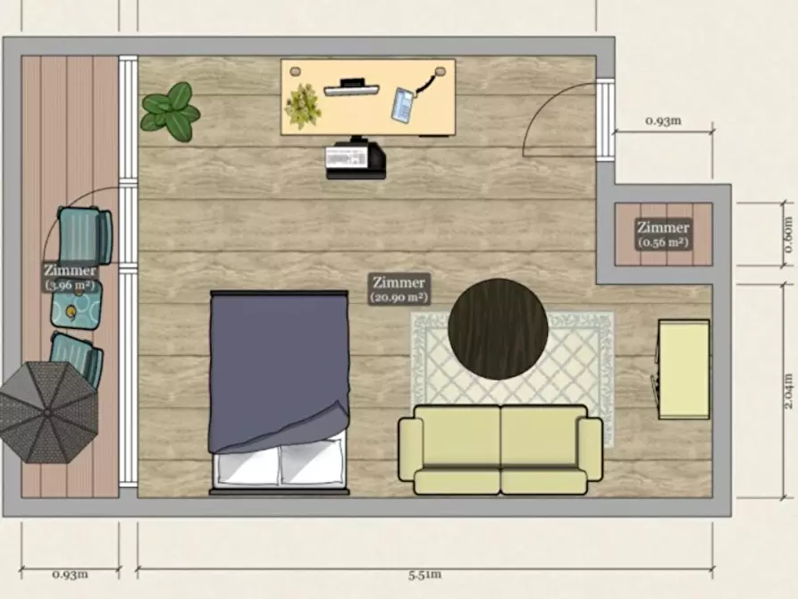 Immagine 5 di Camera in affitto  in Kaiserleipromenade a Frankfurt am Main