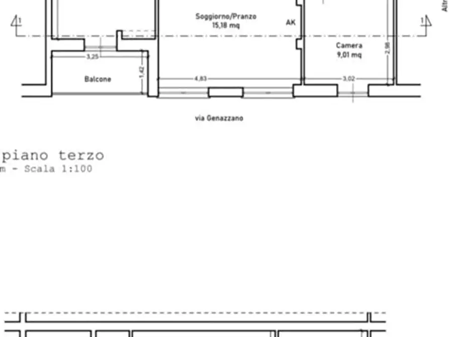 Immagine 4 di Appartamento in affitto  in Via Genazzano a Roma