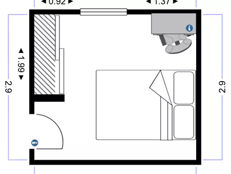 Immagine 2 di Camera in affitto  in Calle de Martín de Vargas a Madrid