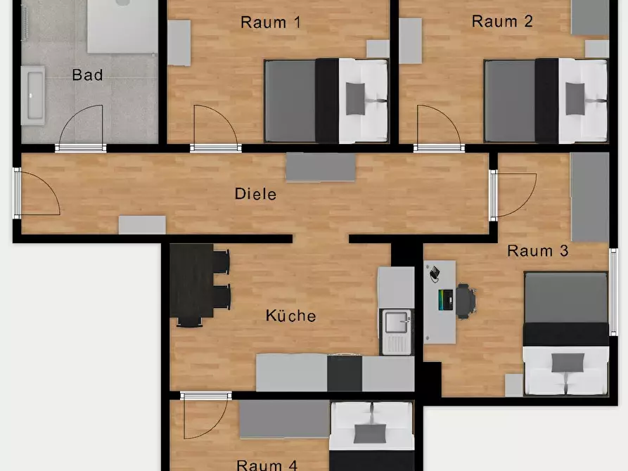 Immagine 10 di Camera in affitto  in Riesenburgstraße a München