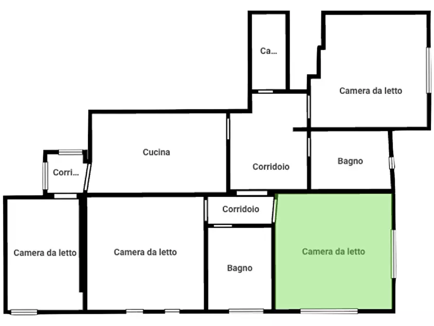 Immagine 5 di Camera in affitto  in Via Cernaia a Padova