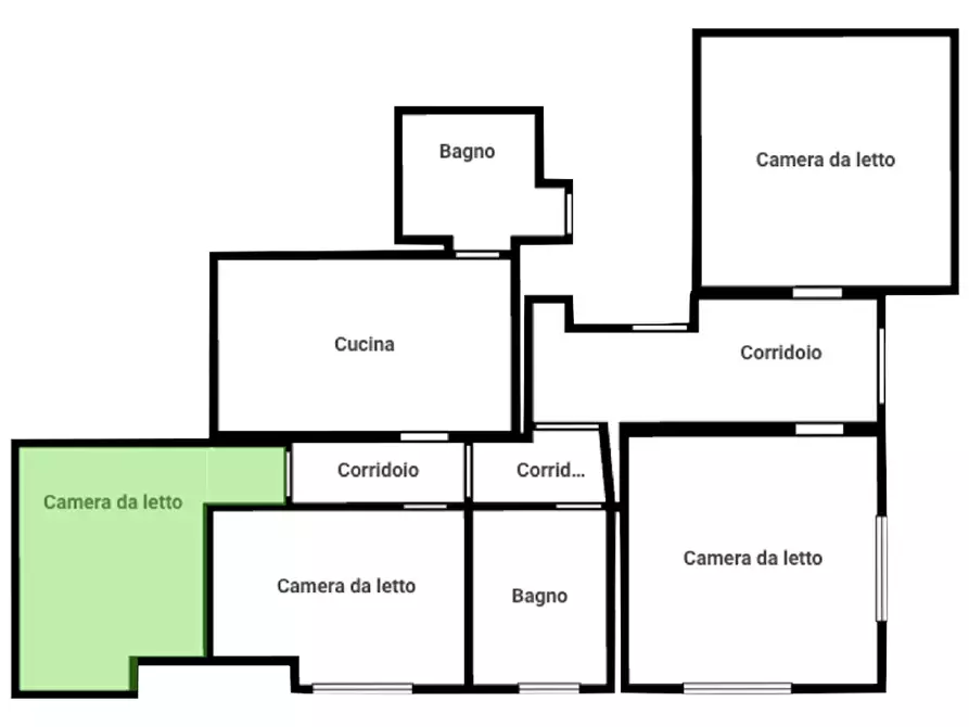 Immagine 7 di Camera in affitto  in Via Cernaia a Padova