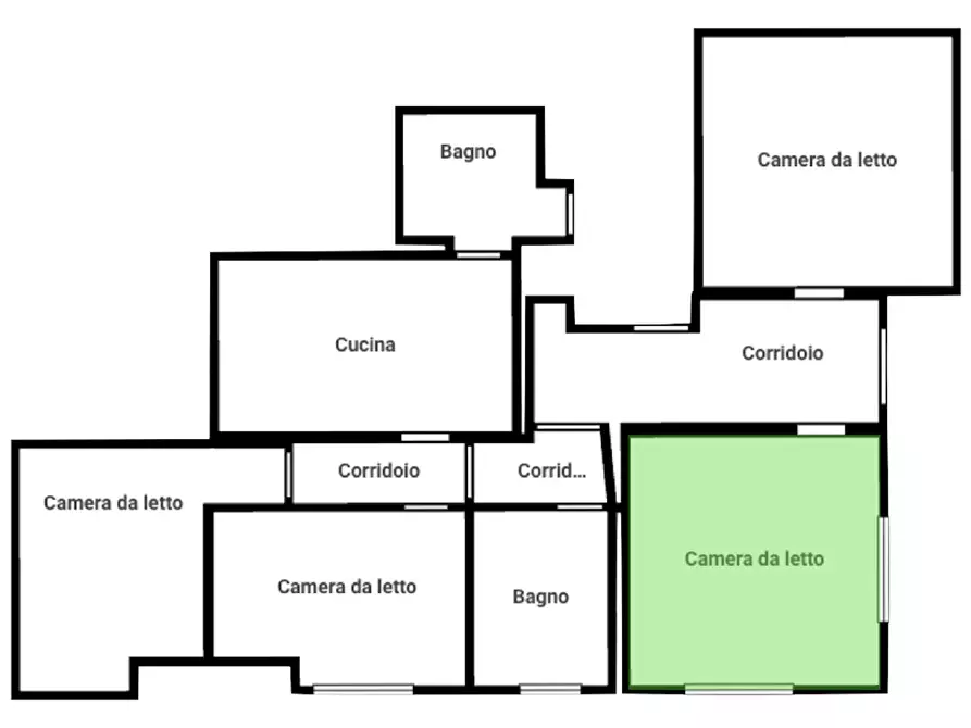 Immagine 6 di Camera in affitto  in Via Cernaia a Padova