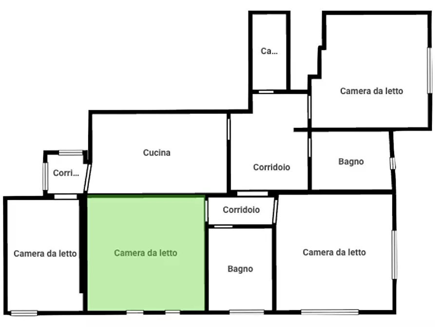 Immagine 7 di Camera in affitto  in Via Cernaia a Padova