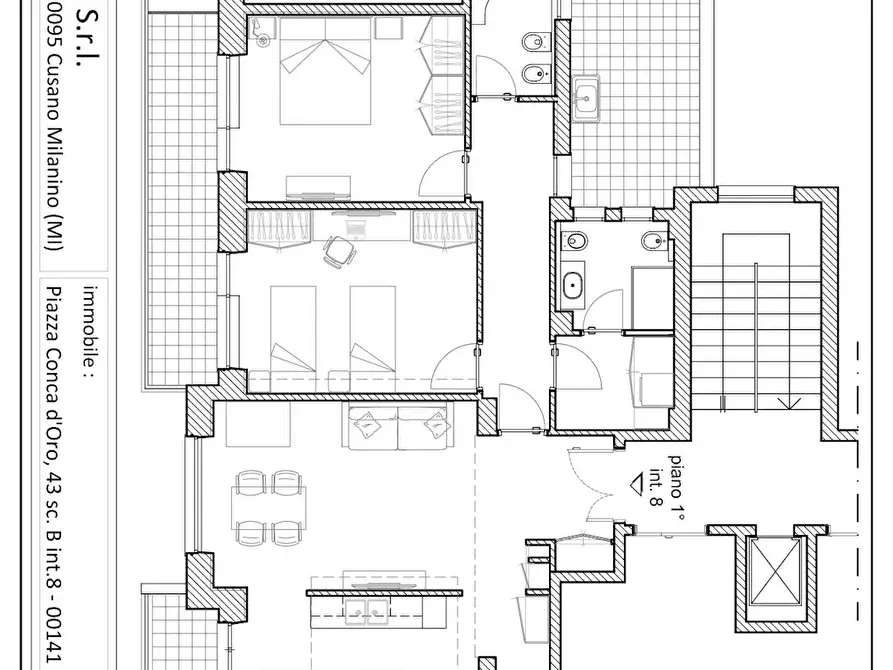 Immagine 9 di Appartamento in affitto  in Piazza Conca d'Oro a Roma