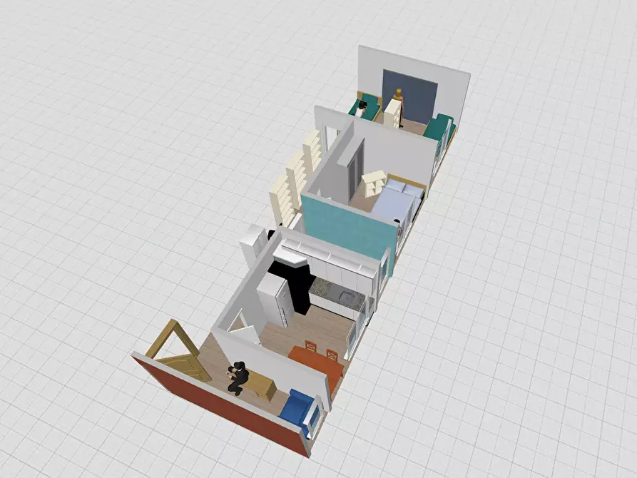 Immagine 3 di Appartamento in affitto  in Via Conte di Carmagnola a Roma