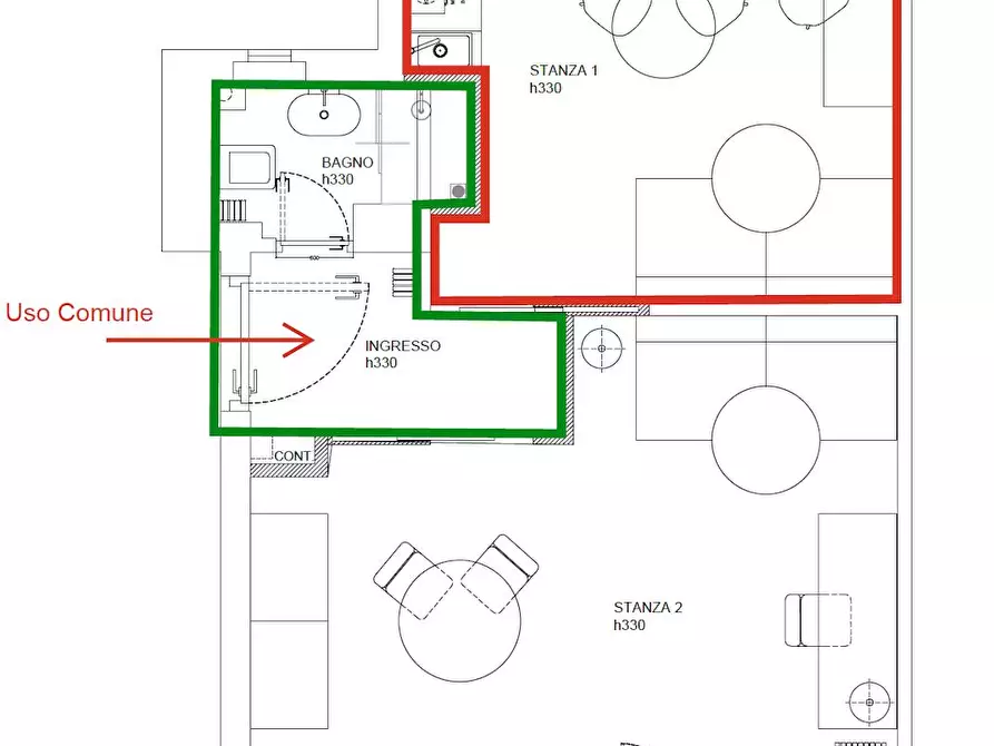 Immagine 6 di Camera in affitto  in Viale Molise a Milano