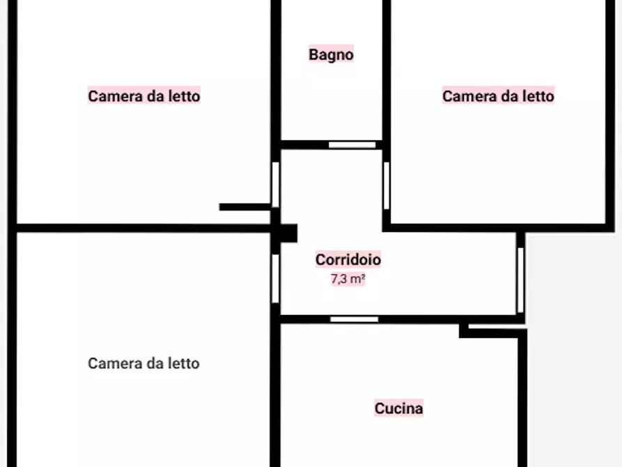 Immagine 10 di Camera in affitto  in Via Giacomo Zanella a Treviso