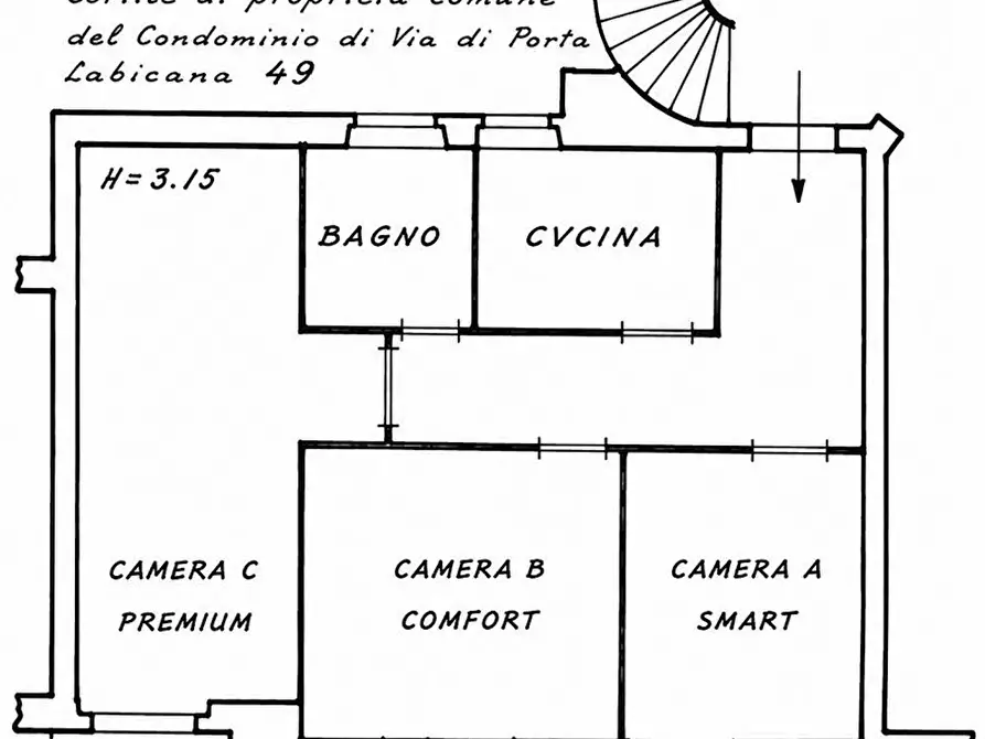 Immagine 1 di Camera in affitto  in Via di Porta Labicana a Roma