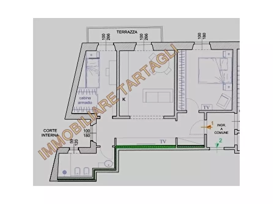 Immagine 1 di Appartamento in vendita  a Firenze
