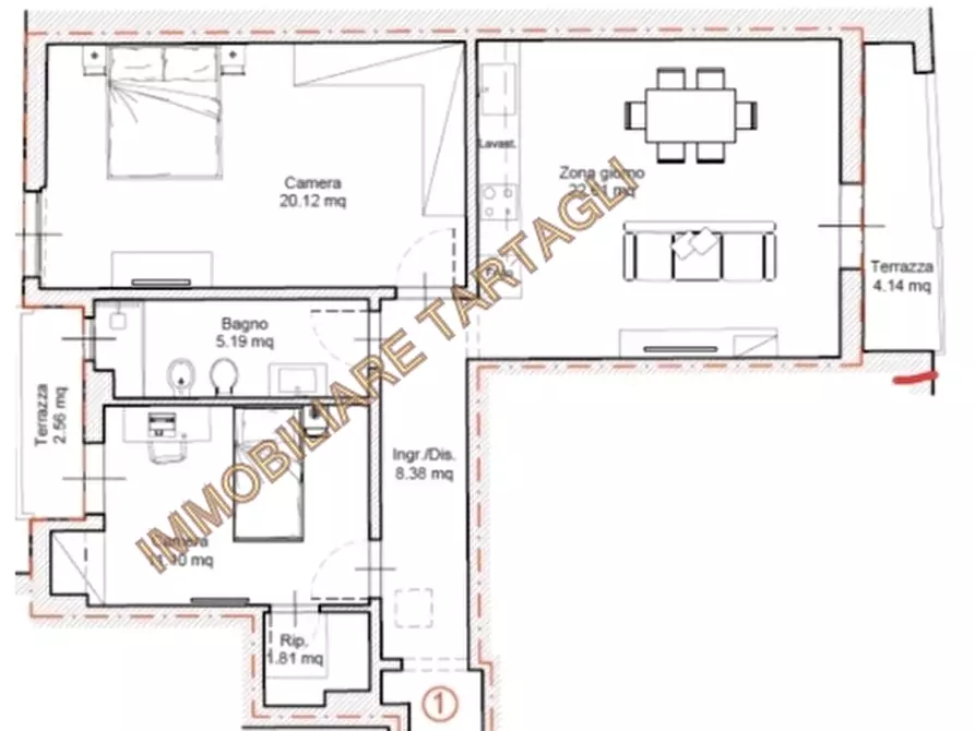 Immagine 1 di Appartamento in vendita  a Firenze