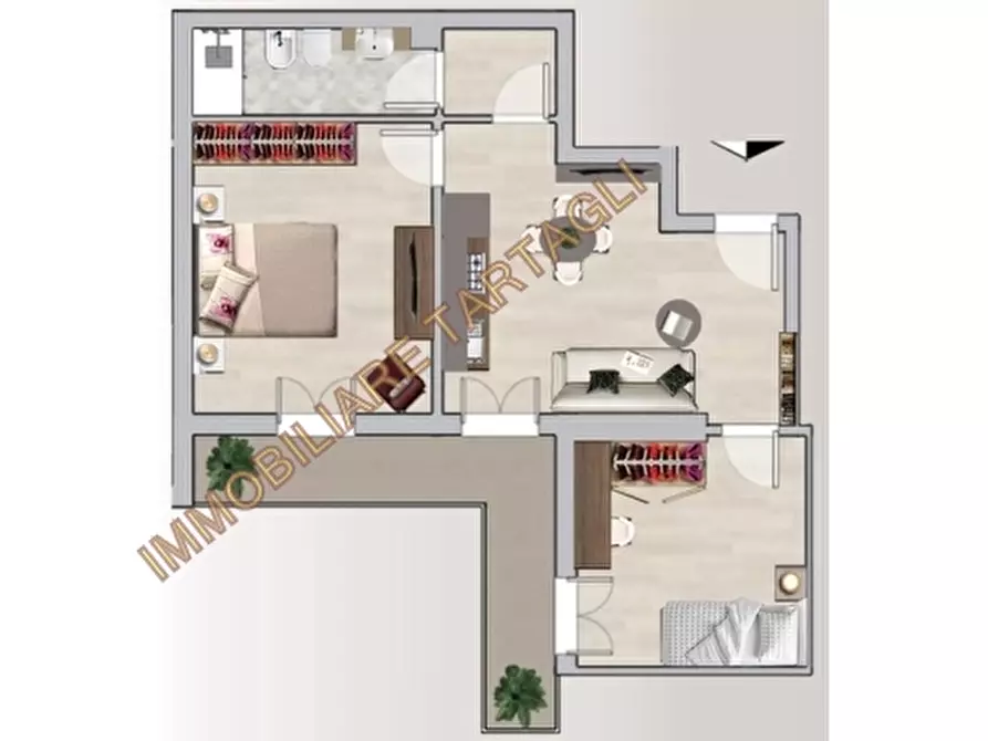 Immagine 1 di Appartamento in vendita  a Firenze