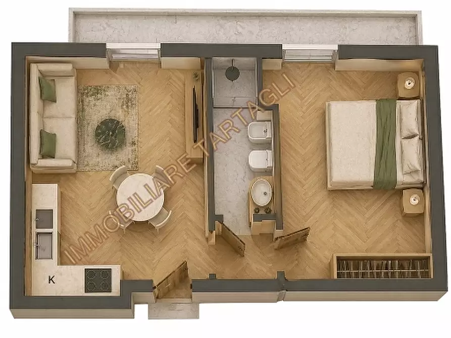 Immagine 4 di Appartamento in vendita  a Firenze