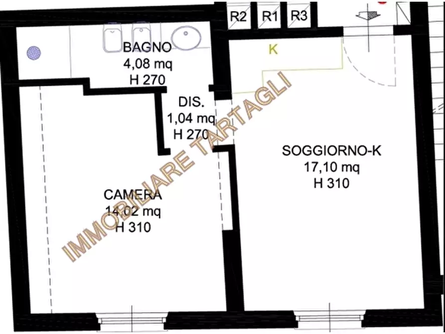 Immagine 5 di Appartamento in vendita  a Firenze