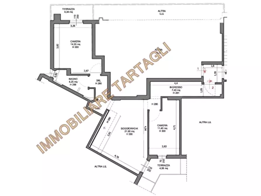 Immagine 2 di Appartamento in vendita  a Firenze