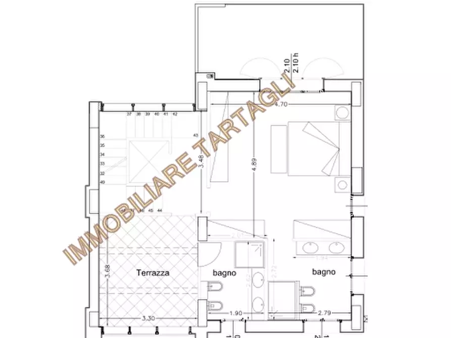 Immagine 3 di Villa in vendita  a Firenze