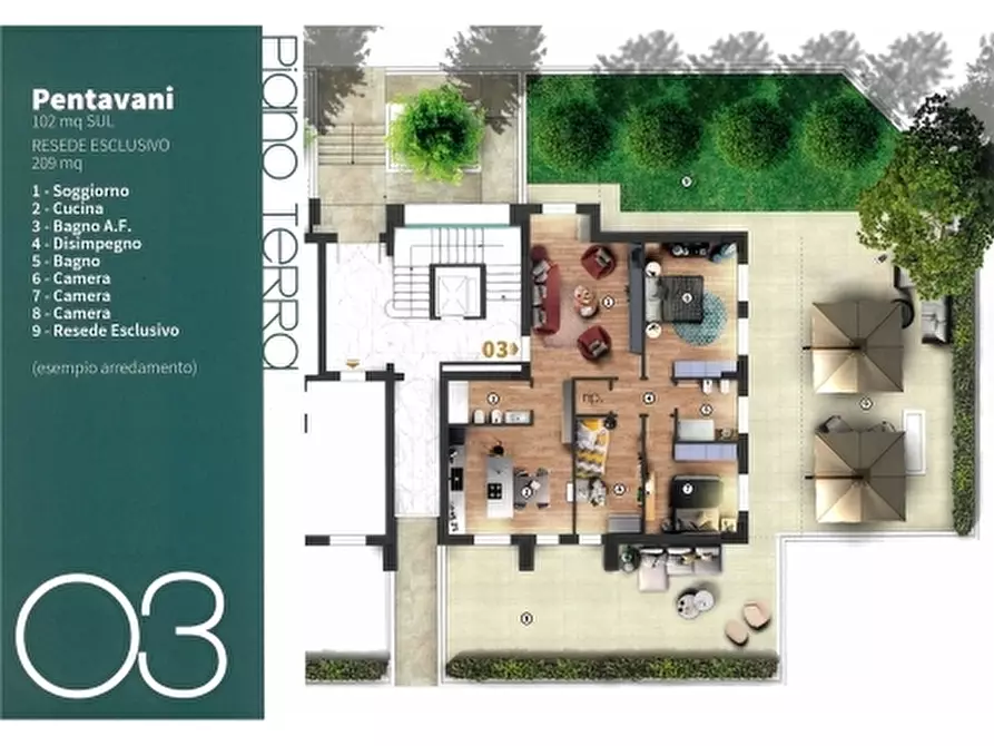 Immagine 1 di Appartamento in vendita  a Firenze