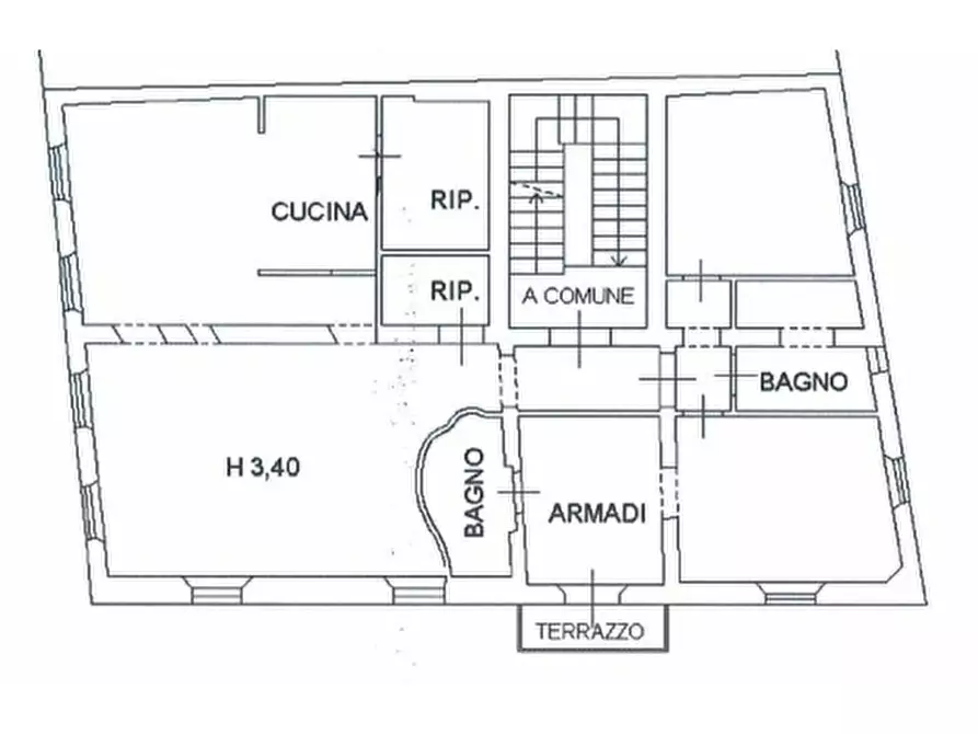 Immagine 1 di Appartamento in vendita  a Empoli