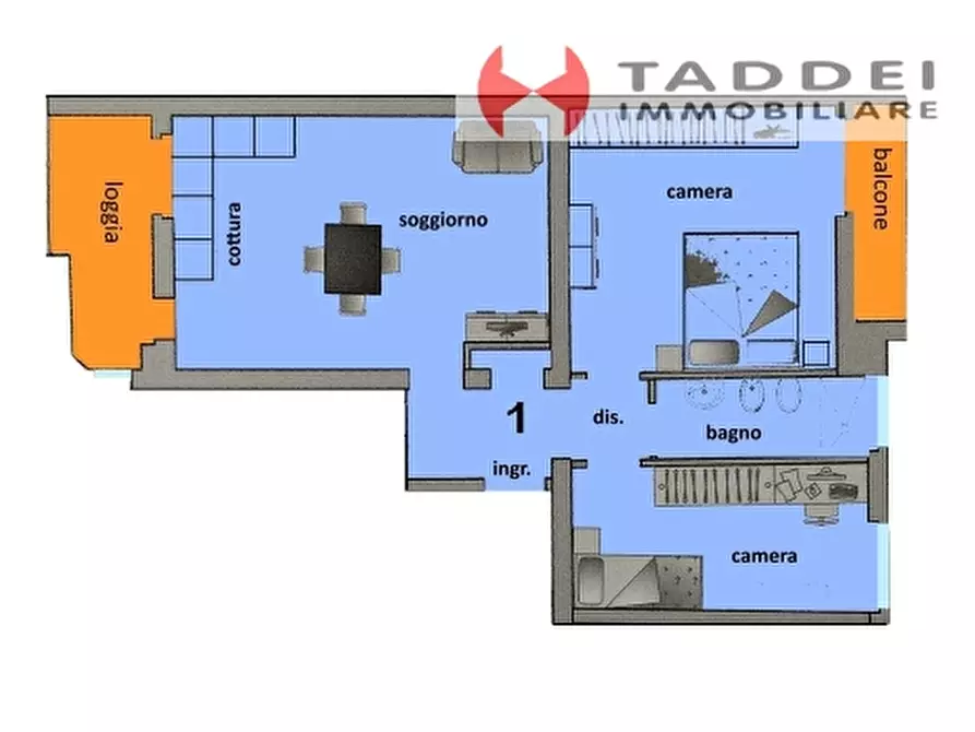 Immagine 1 di Appartamento in vendita  a Firenze