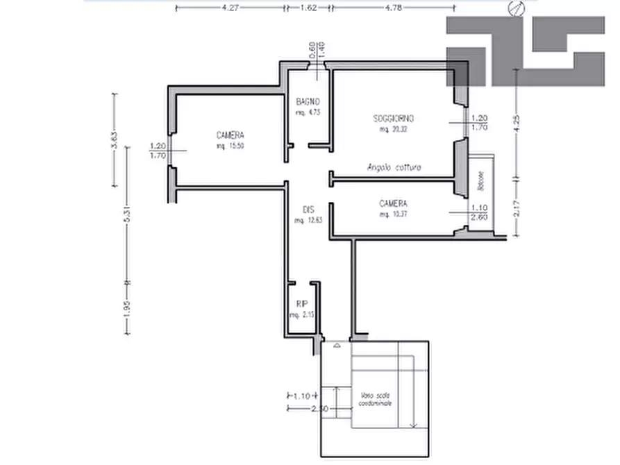 Immagine 13 di Appartamento in vendita  a Firenze