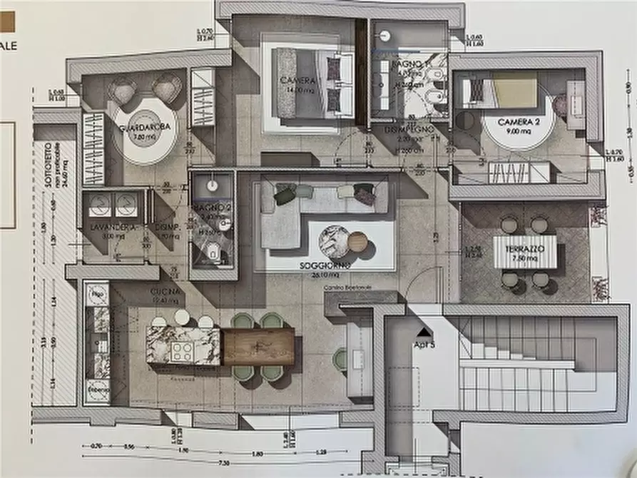 Immagine 1 di Appartamento in vendita  a San Miniato