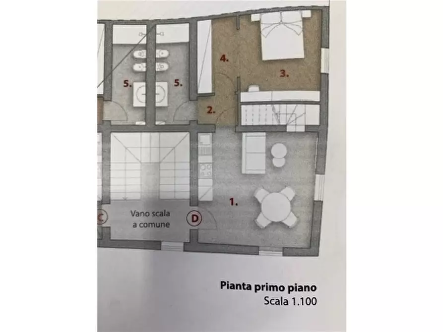 Immagine 3 di Appartamento in vendita  a Empoli