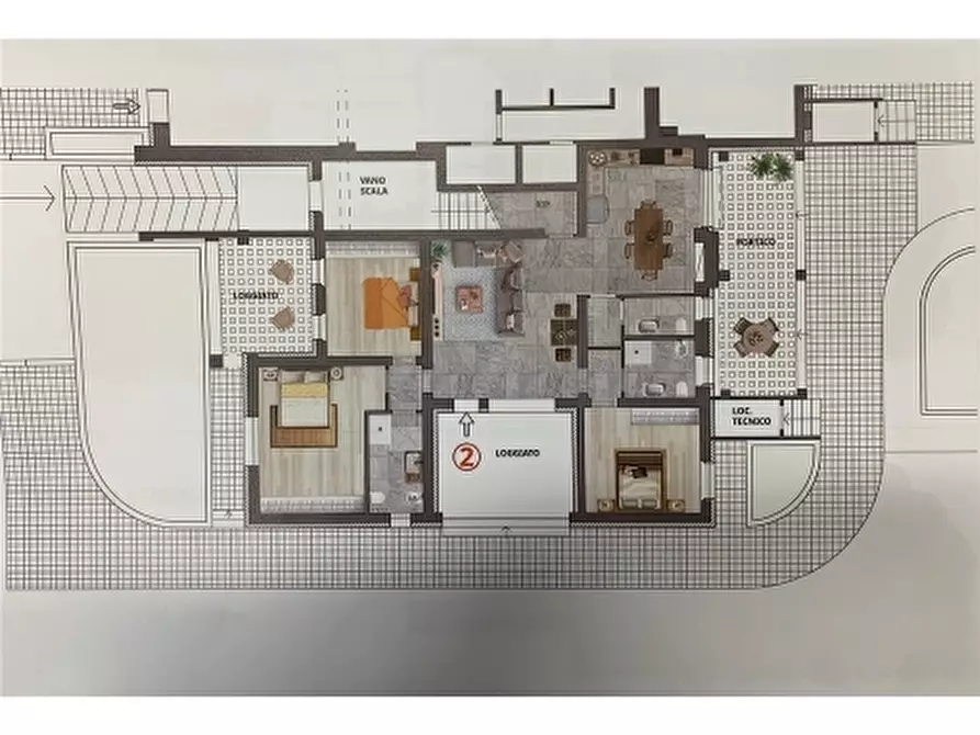 Immagine 3 di Appartamento in vendita  a Empoli