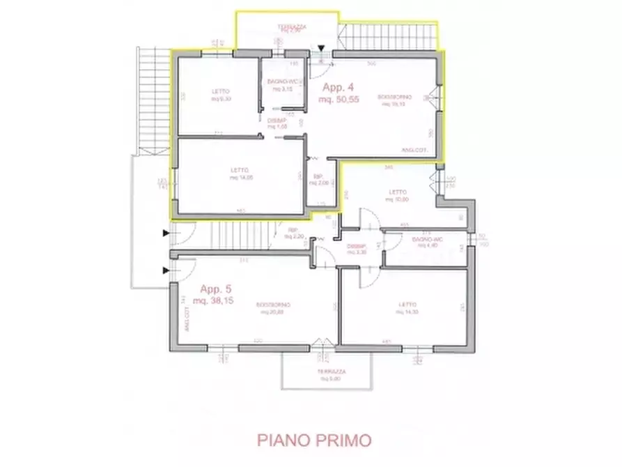 Immagine 7 di Appartamento in vendita  a Capraia E Limite