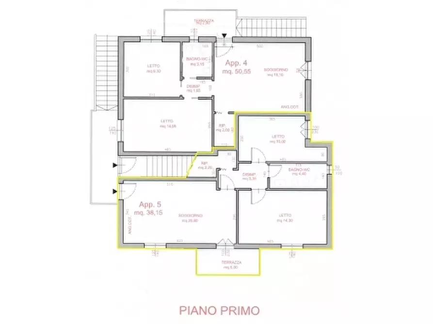 Immagine 10 di Appartamento in vendita  a Capraia E Limite