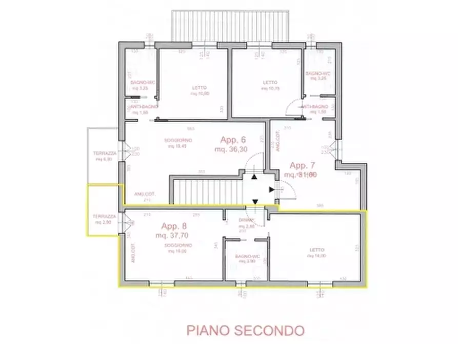 Immagine 7 di Appartamento in vendita  a Capraia E Limite