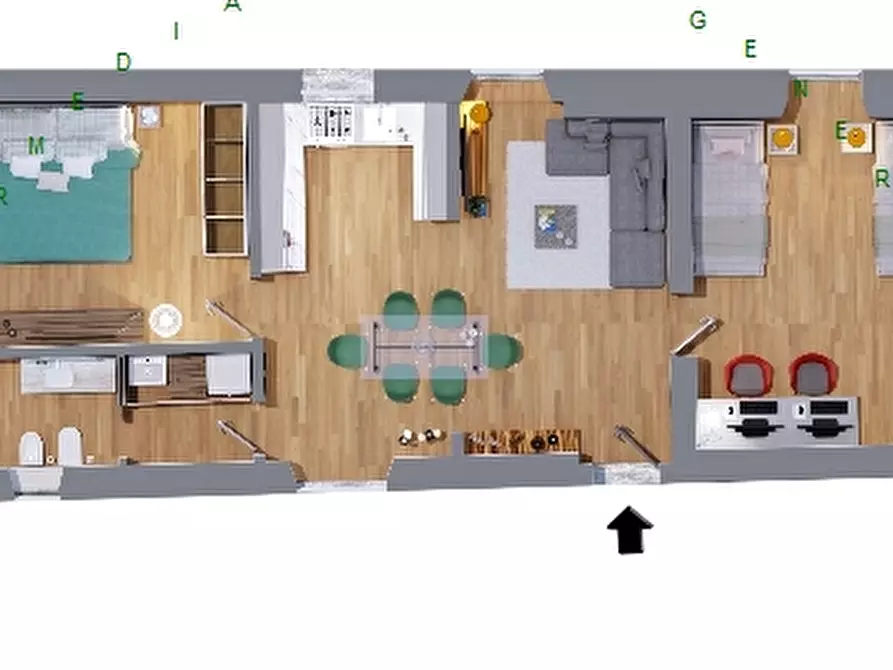 Immagine 2 di Appartamento in vendita  a Borgo San Lorenzo